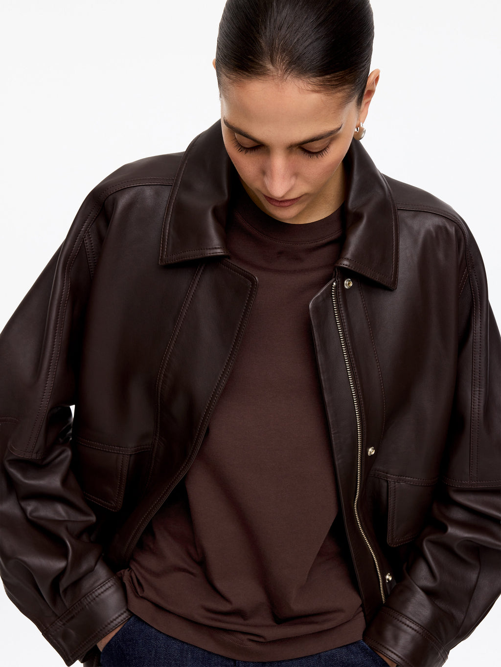 Short-Sleeve T-Shirt - Brown - Image 3
