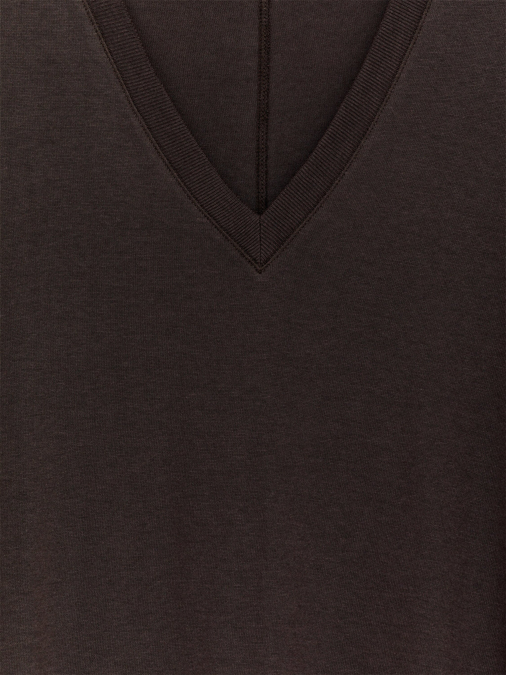 Lyocell-Cotton Tunic Top - Brown - Image 2