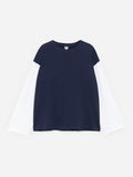 Relaxed Long-Sleeve T-Shirt - Blue