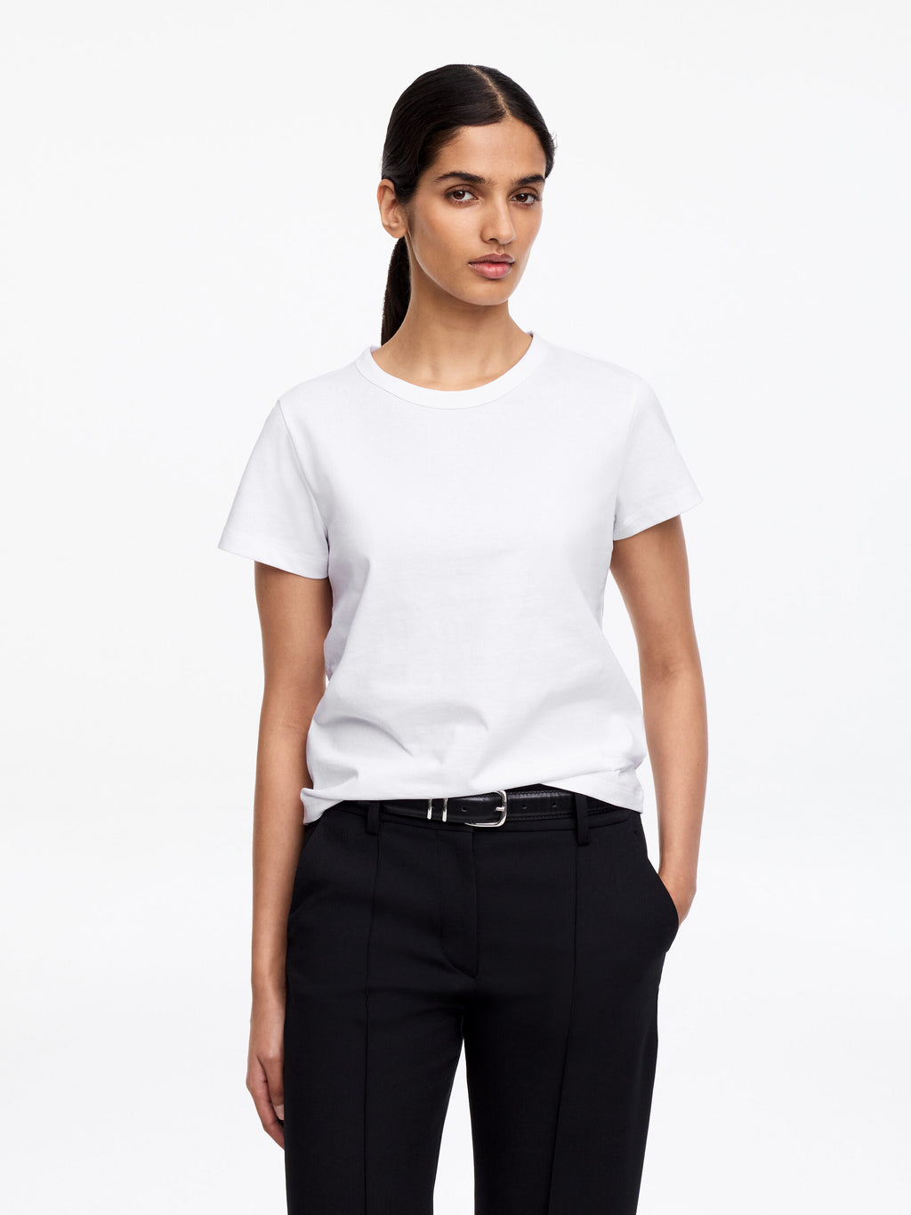 Neat Cotton T-Shirt - White