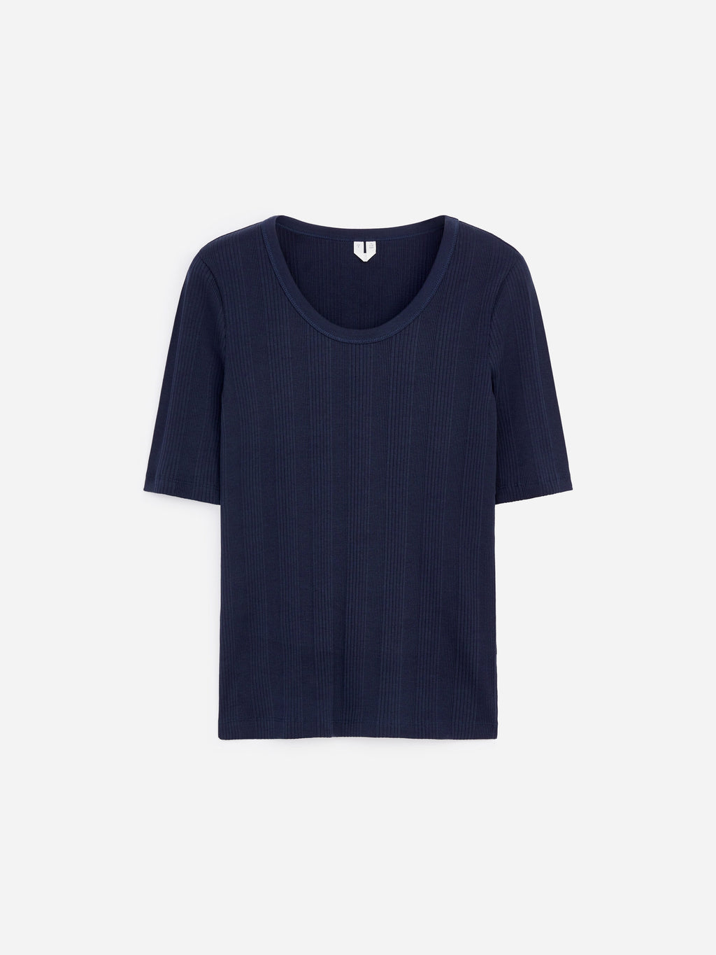 Rib T-shirt - Blue - Image 5