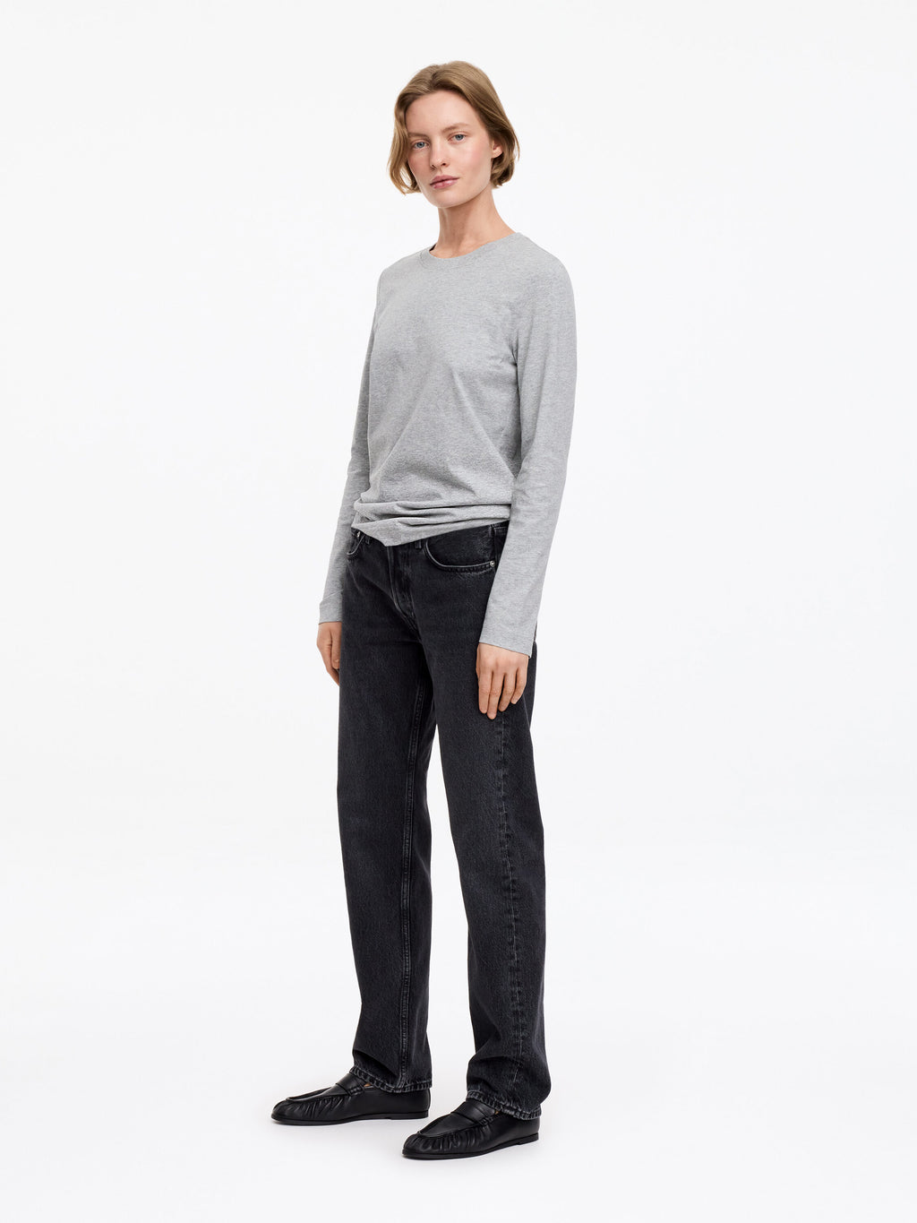 Long-Sleeve T-Shirt - Grey - Image 3