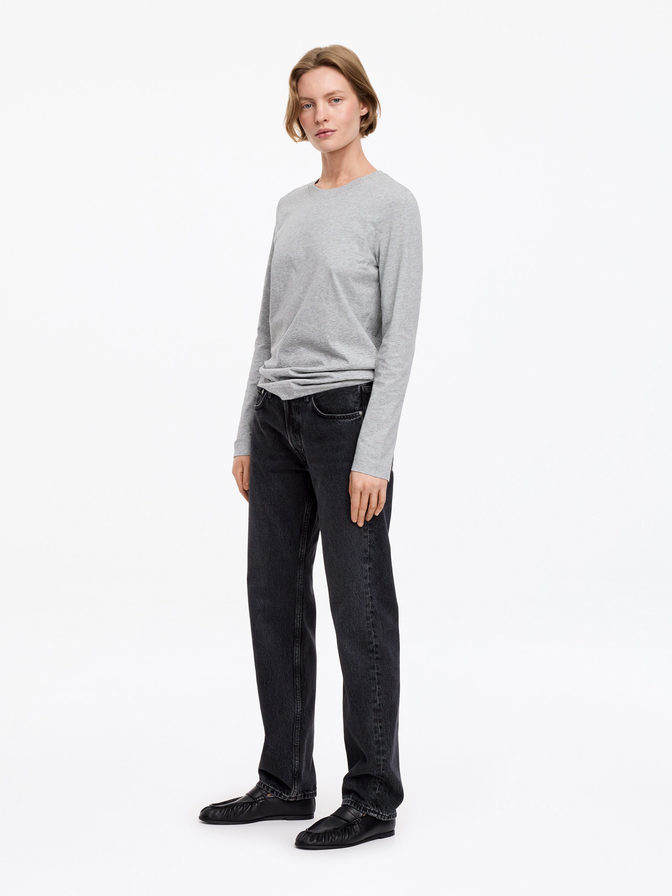 Long-Sleeve T-Shirt - Grey - Image 3