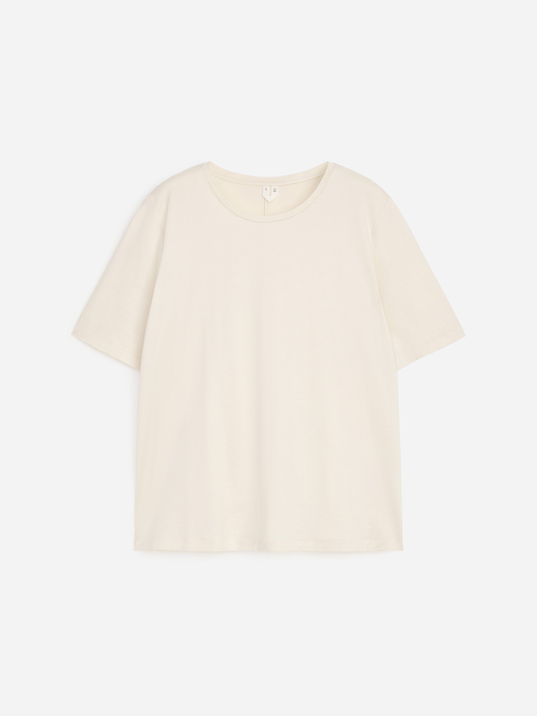 Lyocell Cotton T-shirt - White - Image 5