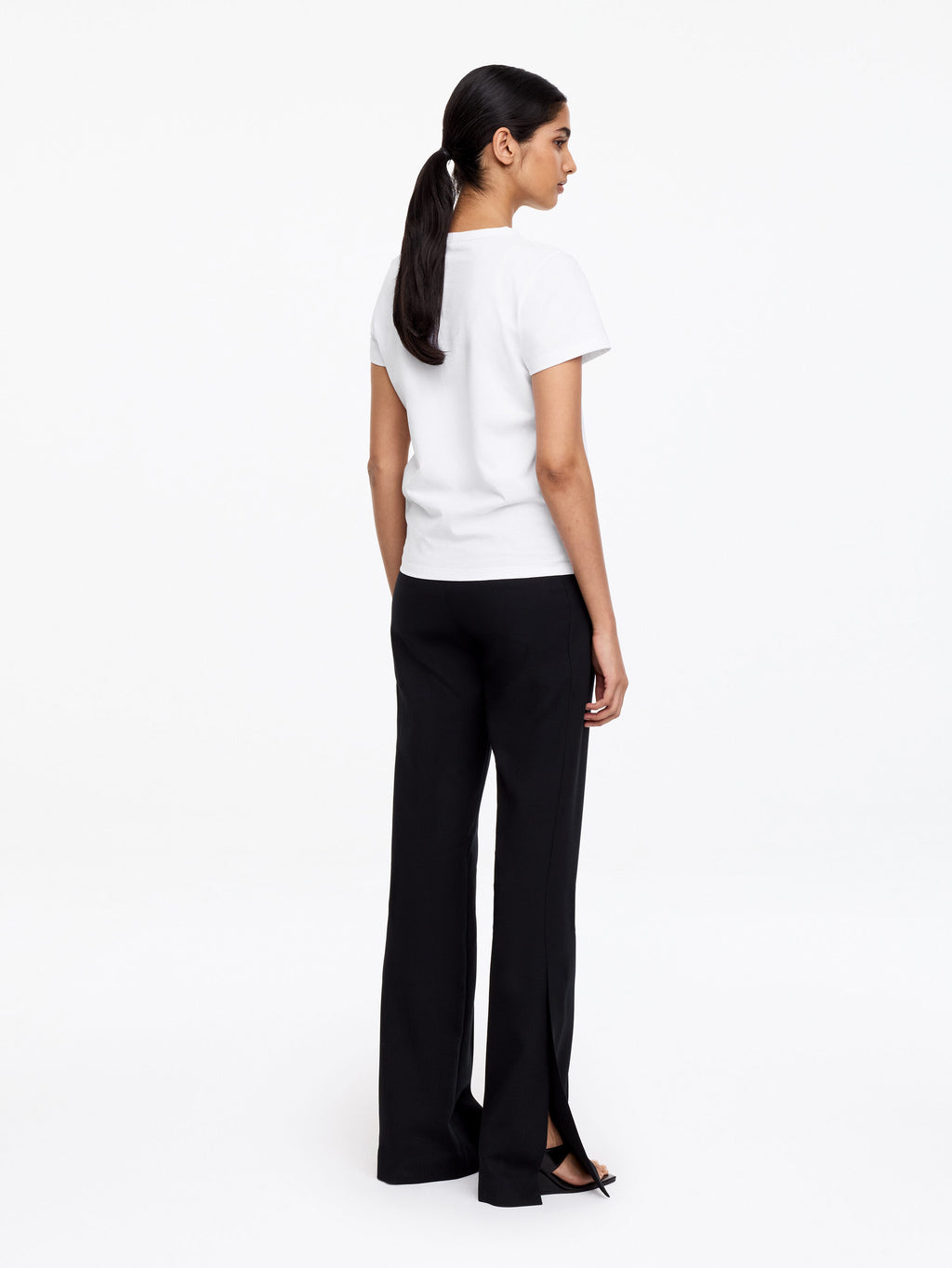 Neat Cotton T-Shirt - White - Image 2