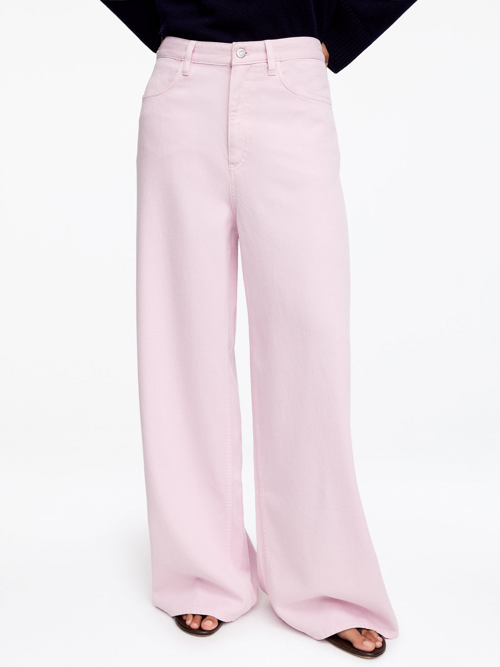 Wide Trousers - Pink - Image 4