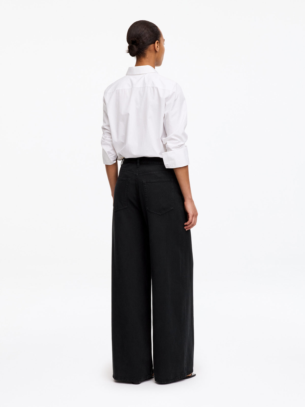 Wide Trousers - Black - Image 2