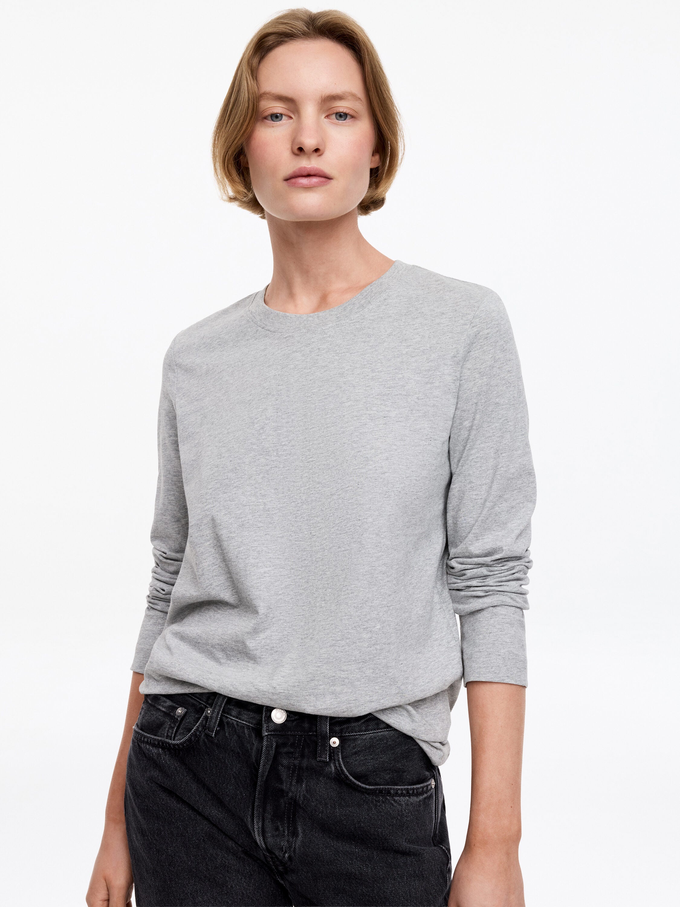 Long-Sleeve T-Shirt - Grey - Image 5
