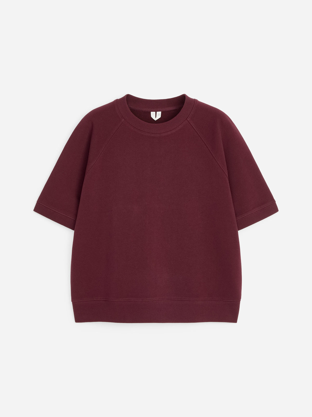 French Terry Sweatshirt - Red - Image 5