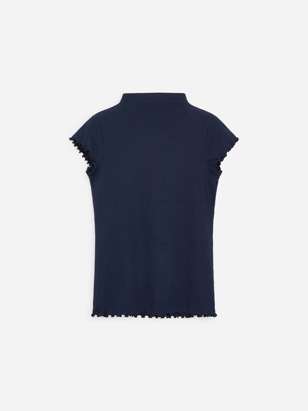Turtleneck T-Shirt - Blue - Image 5