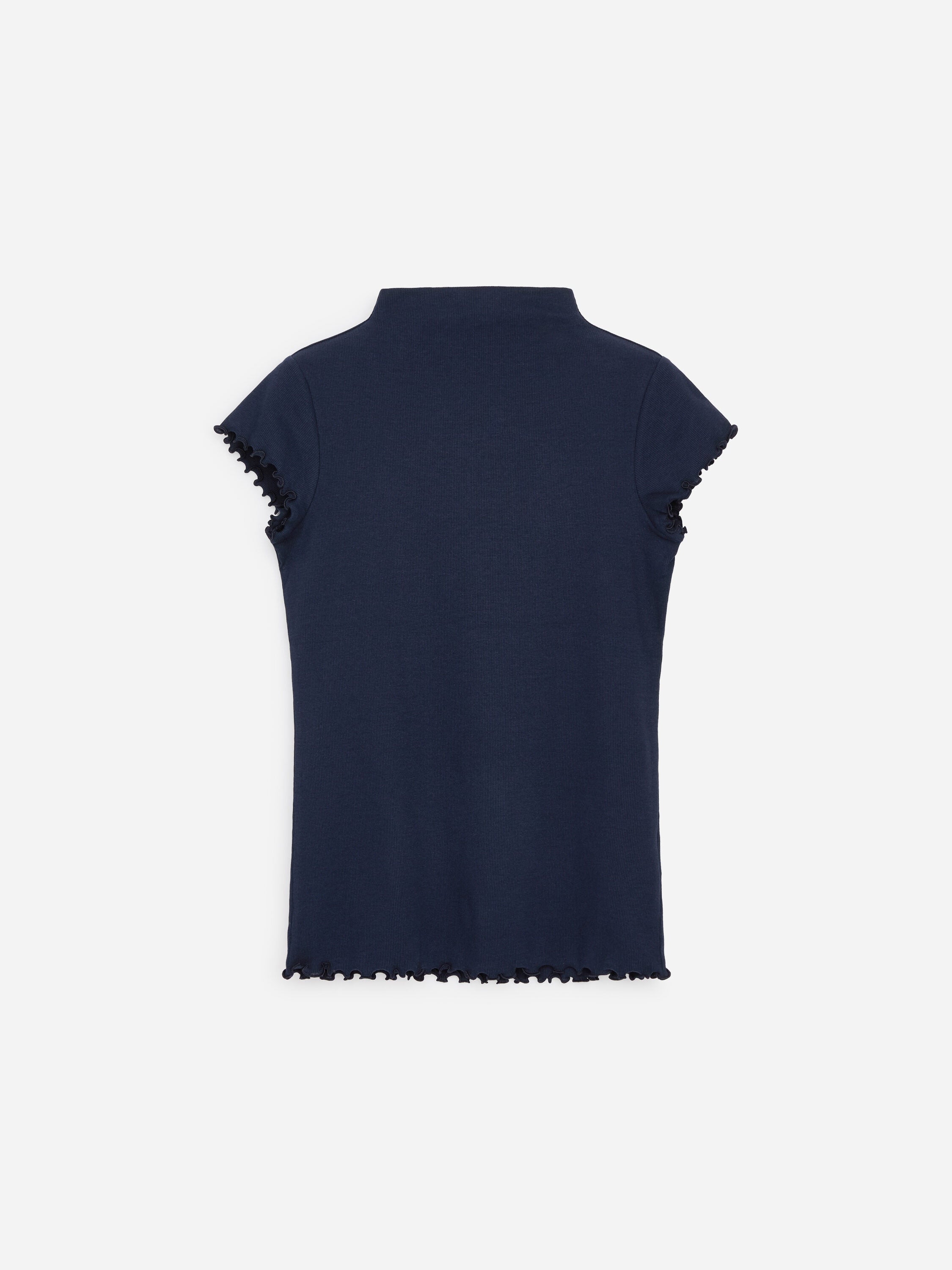 Turtleneck T-Shirt - Blue - Image 5