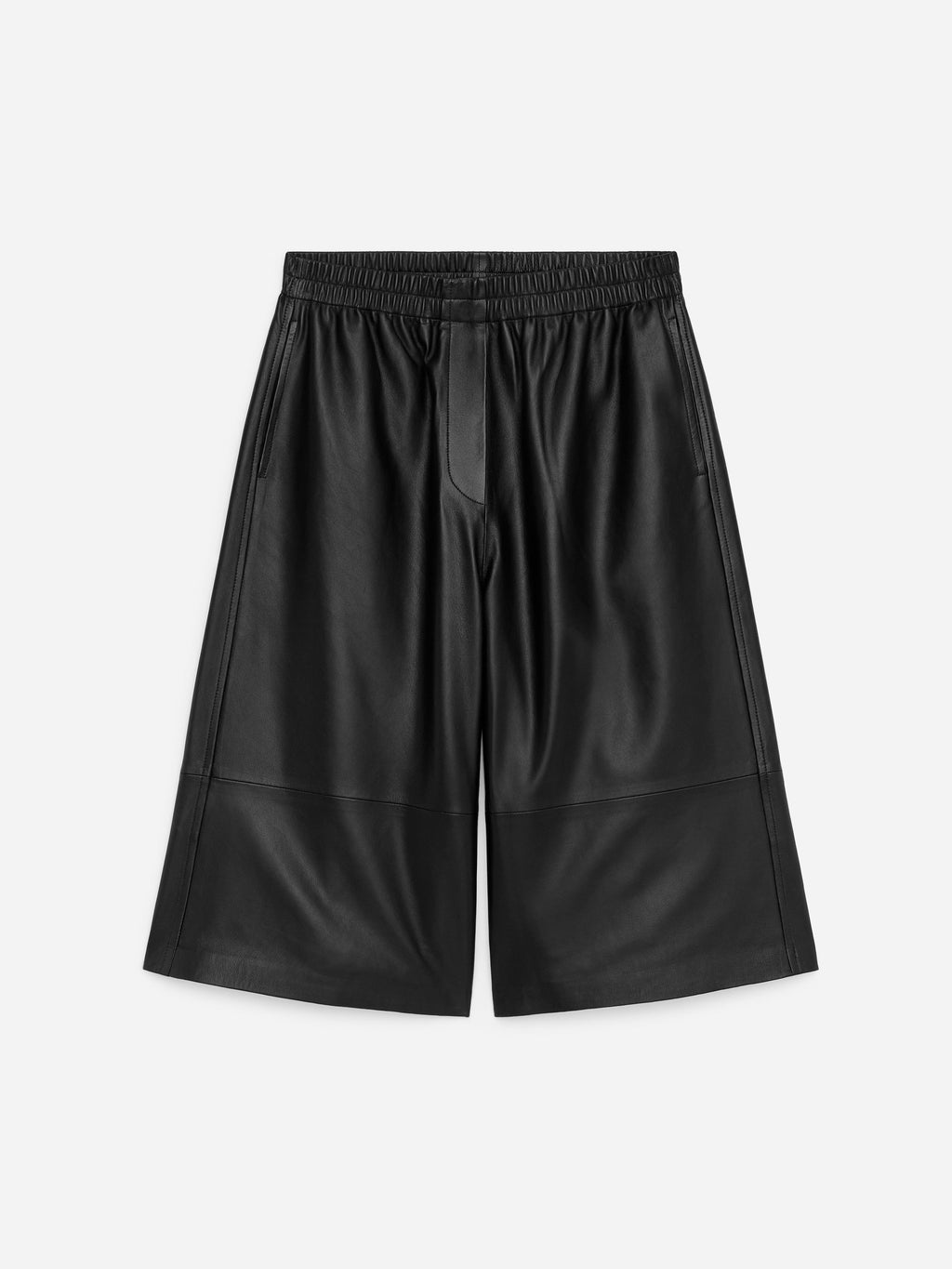 Leather Shorts - Black - Image 5