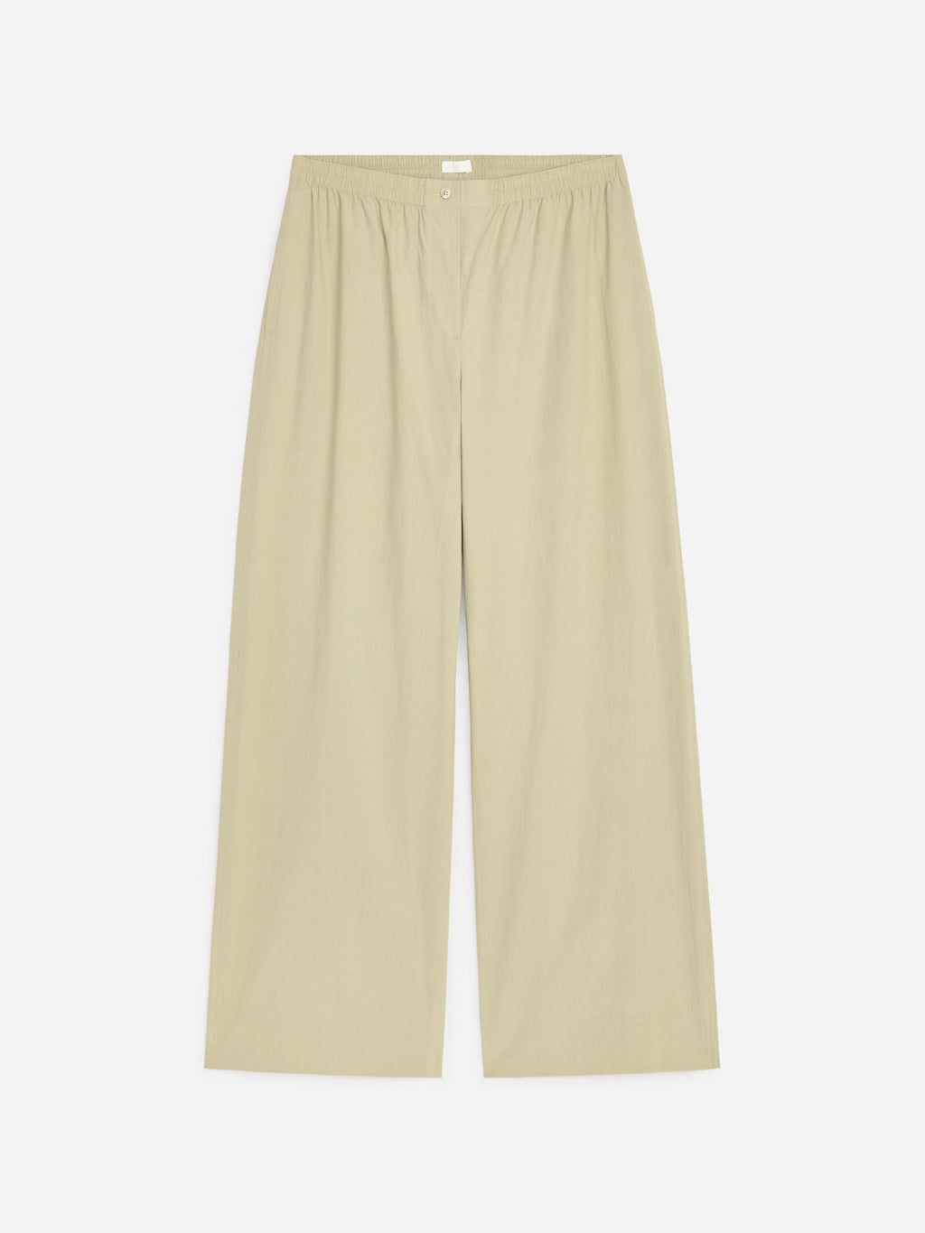 Relaxed Cotton Trousers - Beige - Image 5