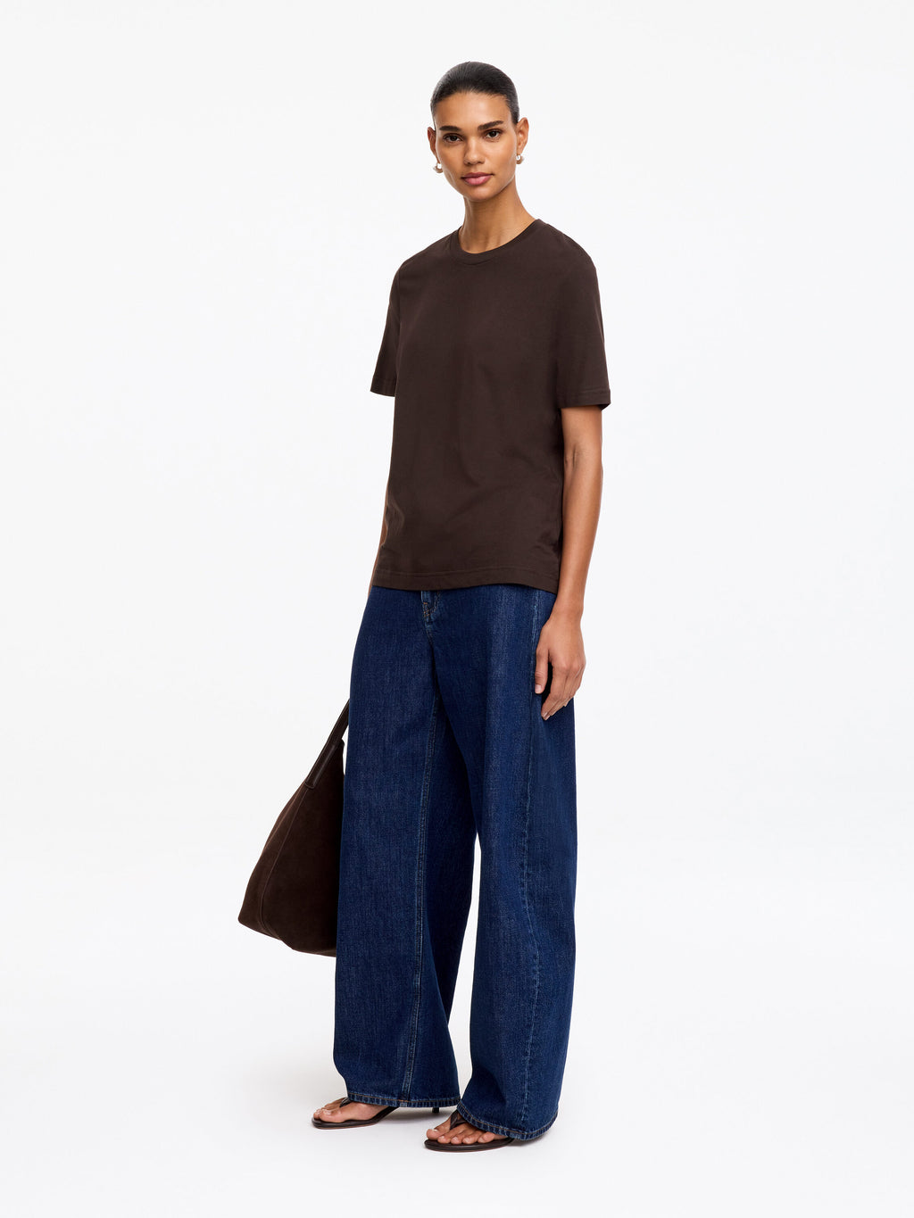 Short-Sleeve T-Shirt - Brown - Image 4