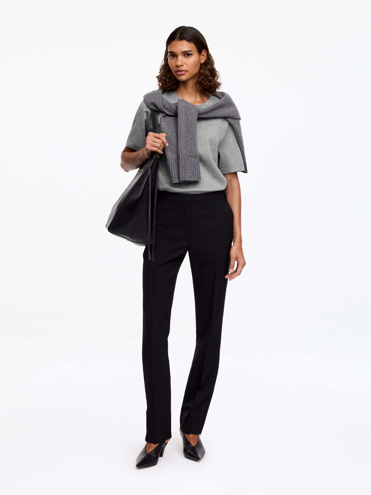 Constructed T-Shirt - Grey - Image 2
