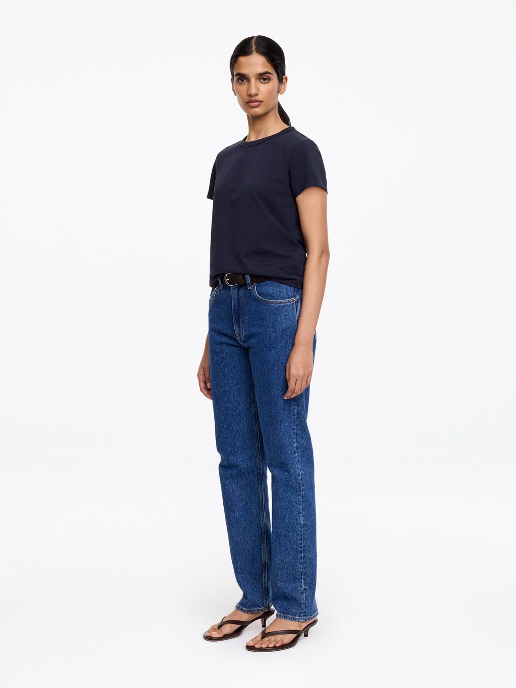 Neat Cotton T-Shirt - Blue - Image 2