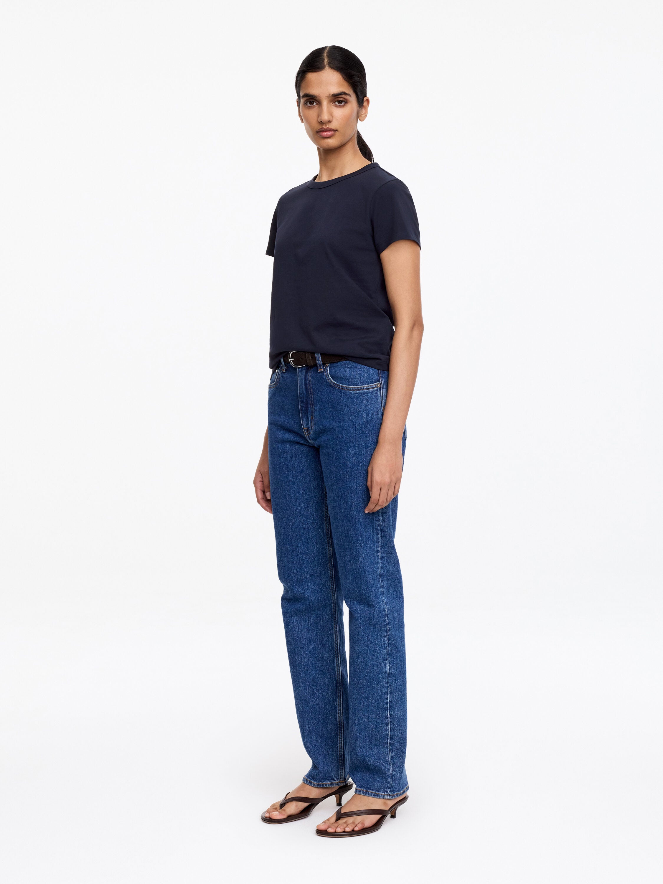 Neat Cotton T-Shirt - Blue - Image 2