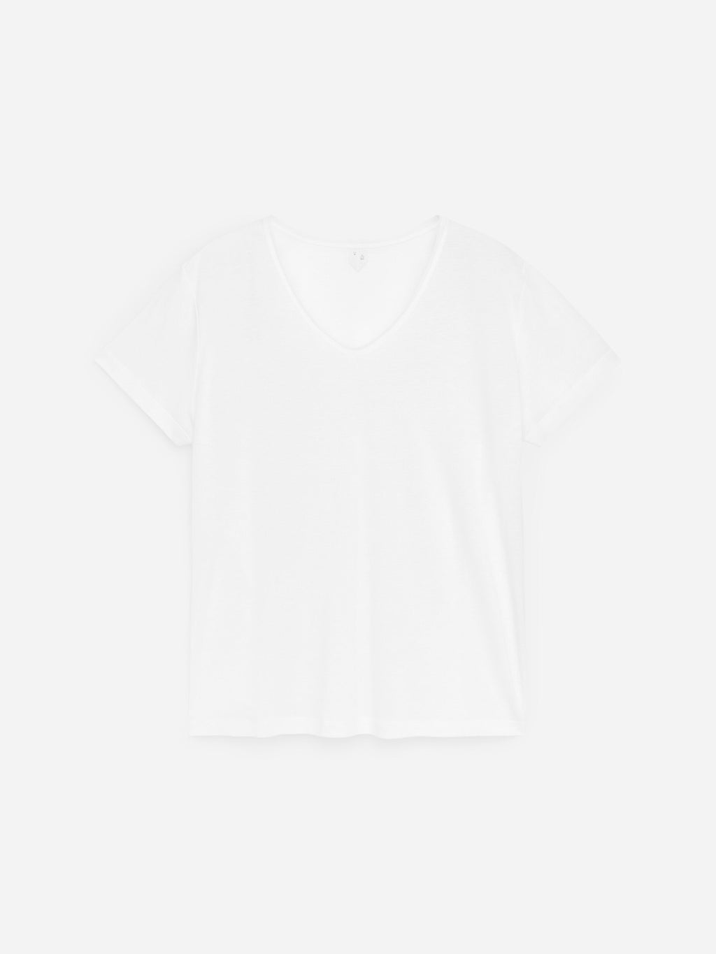 Scoop-neck T-shirt - White - Image 5