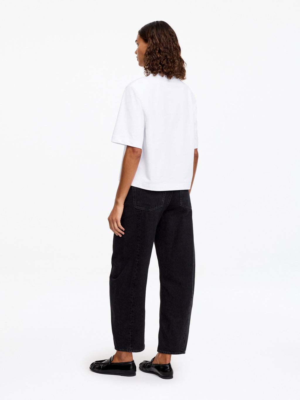 Boxy T-Shirt - White - Image 4