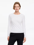 Slim Long-Sleeve T-Shirt - White