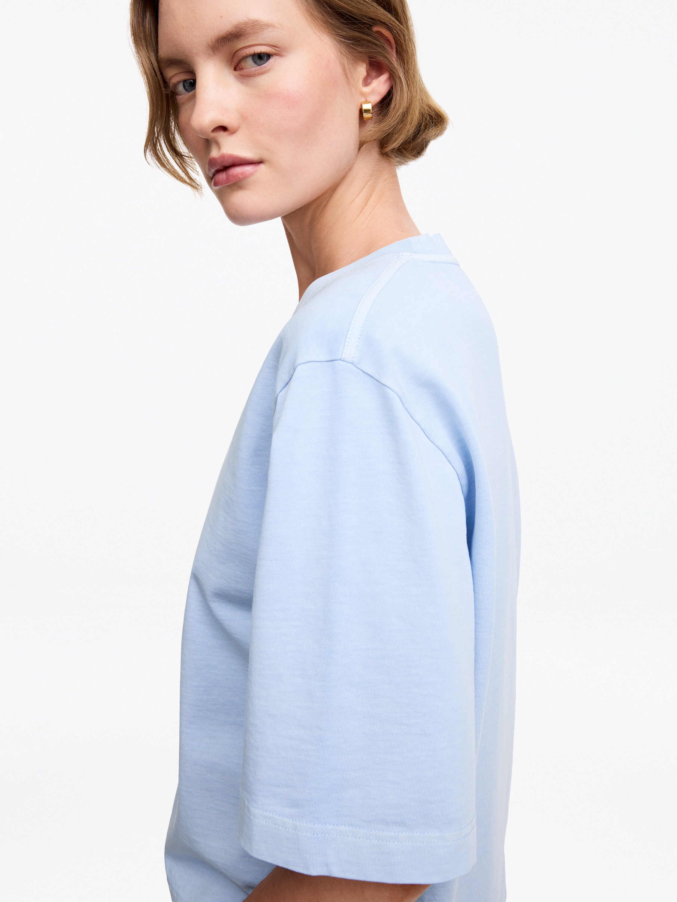 Boxy T-Shirt - Blue - Image 5