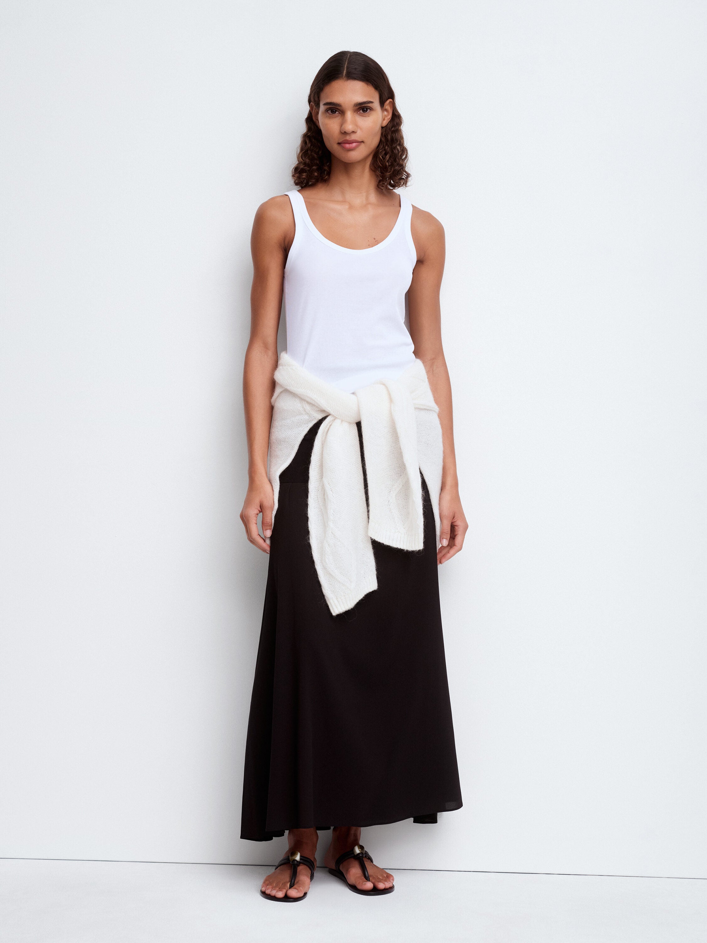 Scoop-Neck Tank Top - White - Image 8