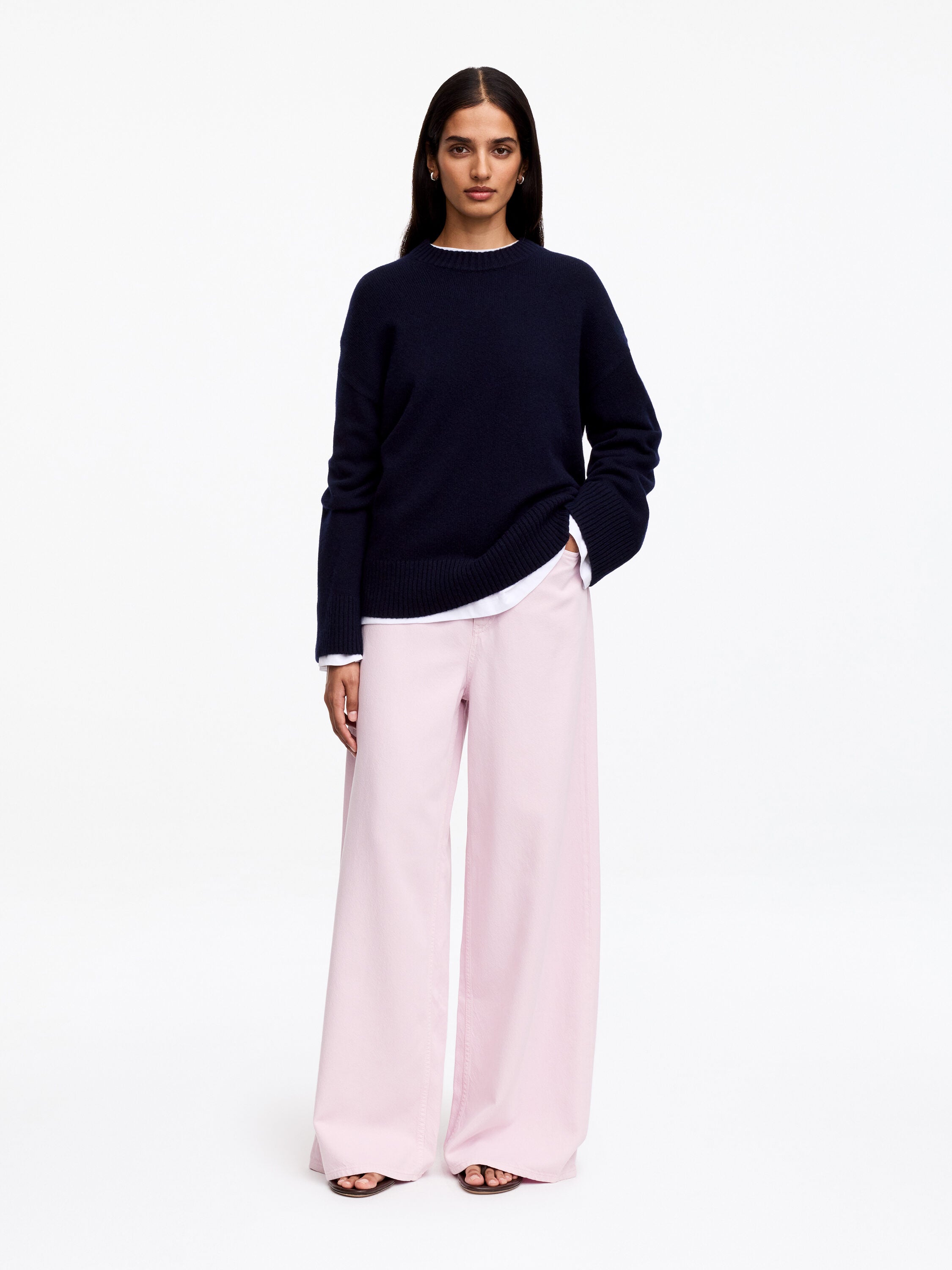 Wide Trousers - Pink