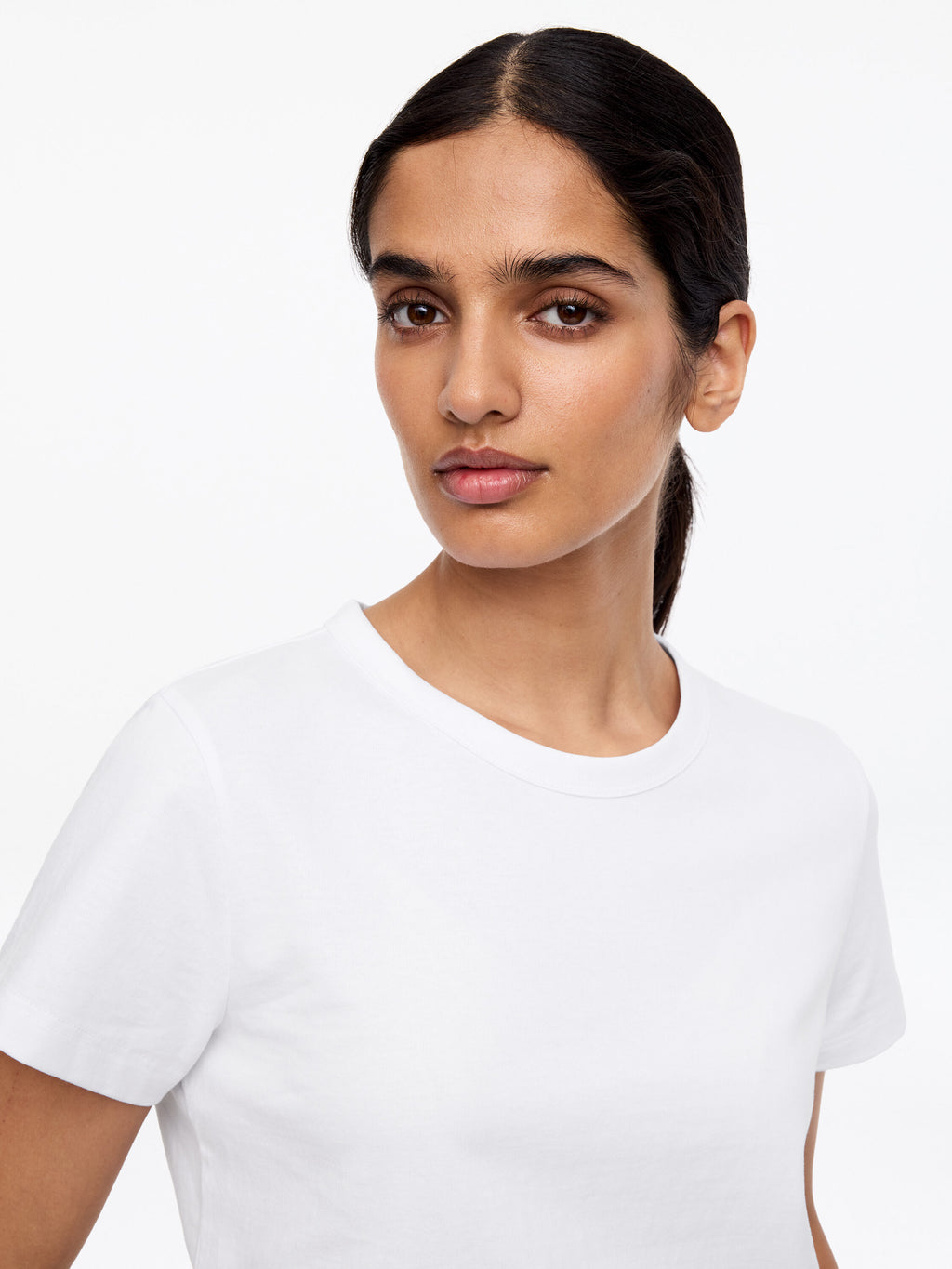 Neat Cotton T-Shirt - White - Image 4