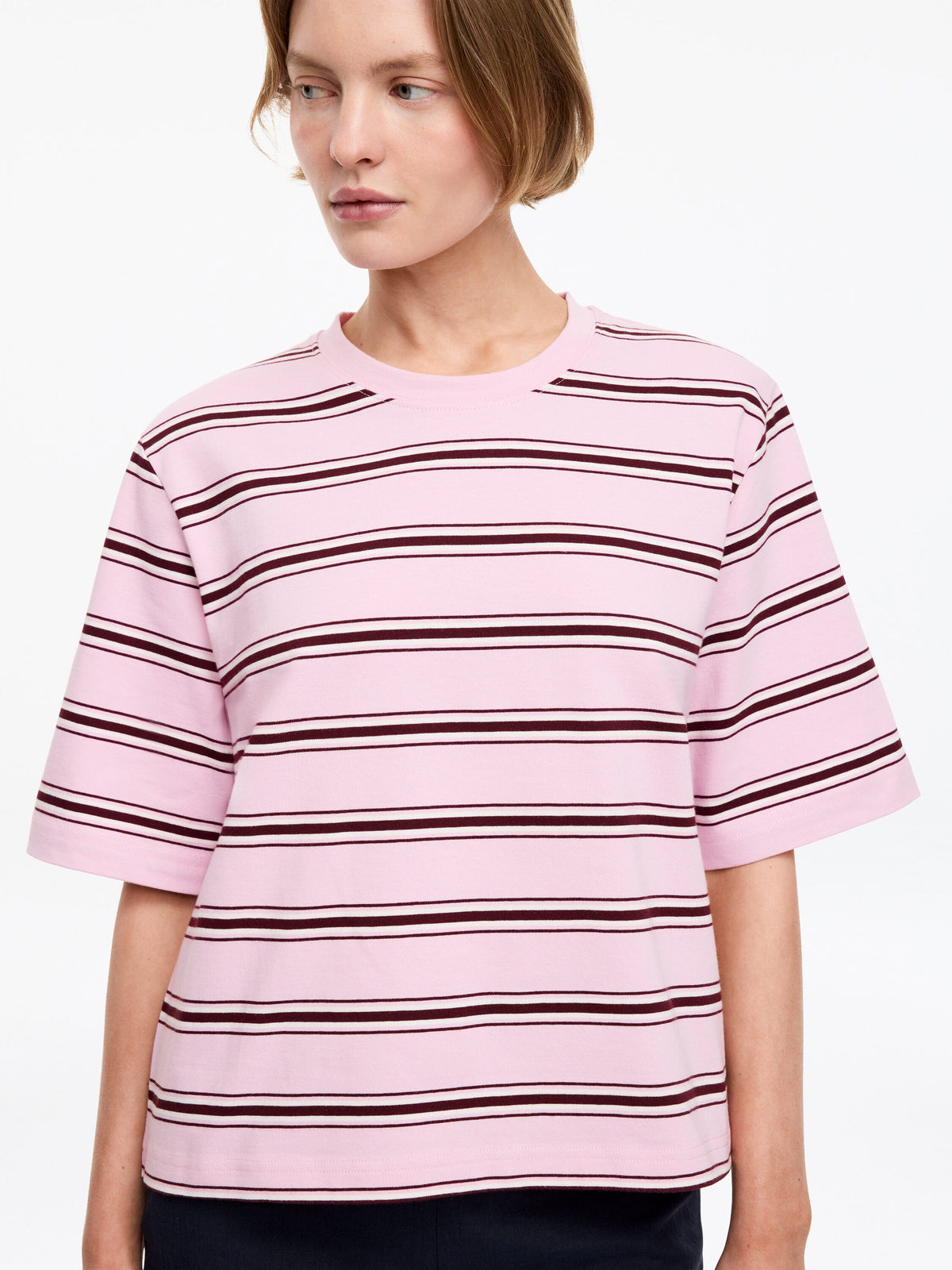 Boxy T-Shirt - Pink - Image 5