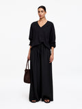 Wide Trousers - Black