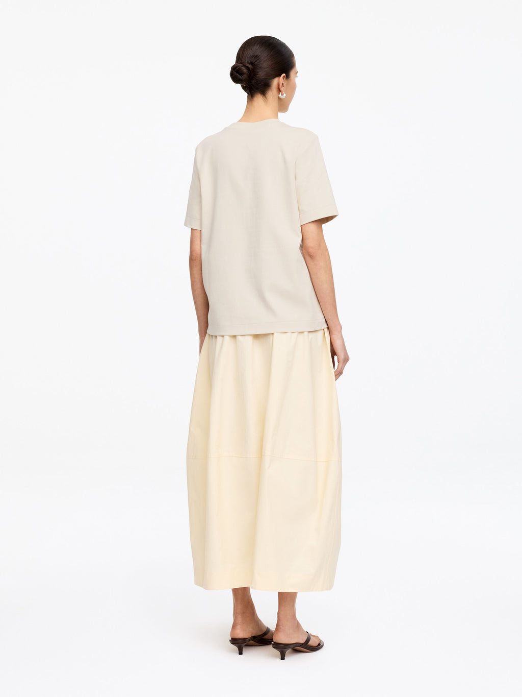 Constructed T-Shirt - Beige - Image 4