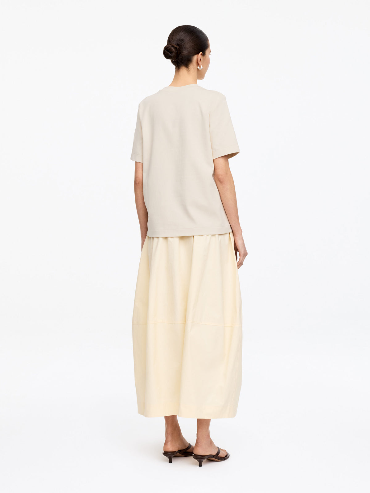 Constructed T-Shirt - Beige - Image 4