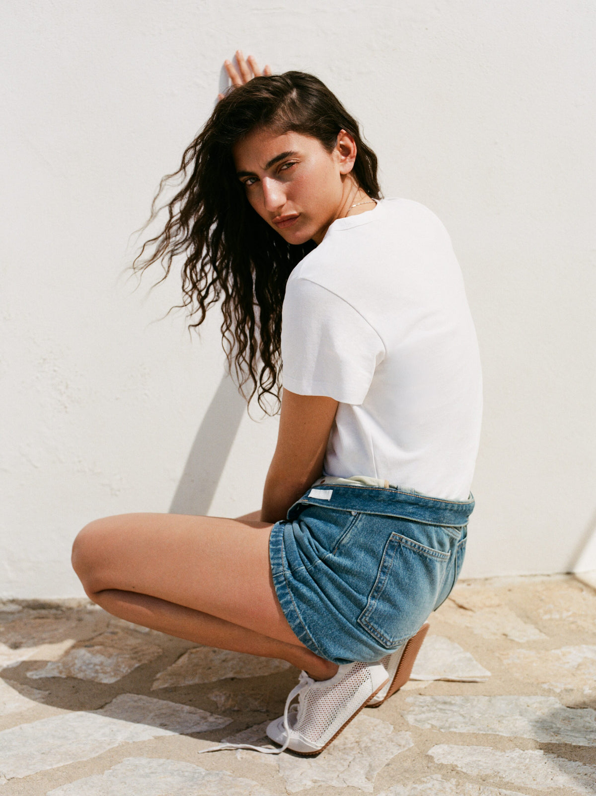 Neat Cotton T-Shirt - White - Image 6