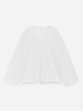 Relaxed V-Neck T-Shirt - White