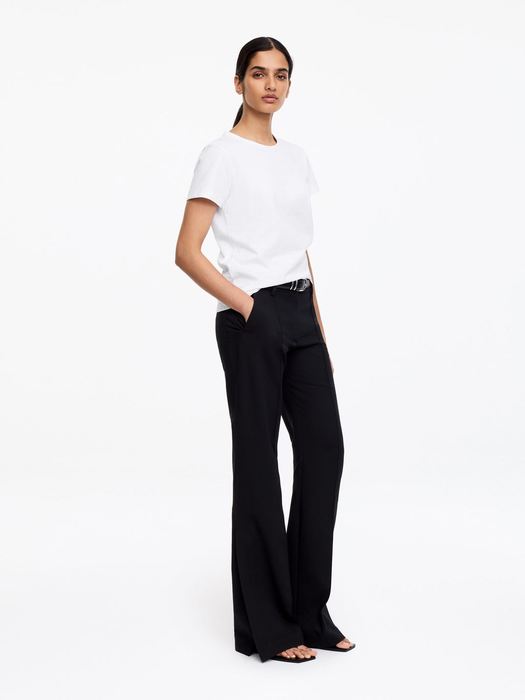 Neat Cotton T-Shirt - White - Image 3