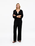 Cropped Trousers - Black