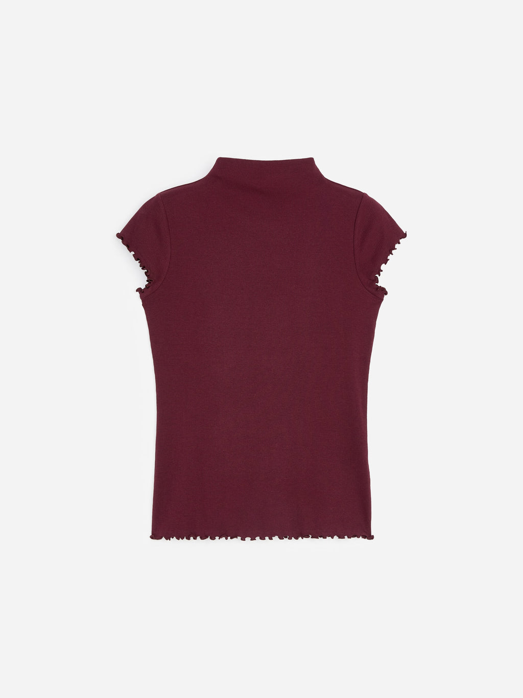 Turtleneck T-Shirt - Red - Image 5