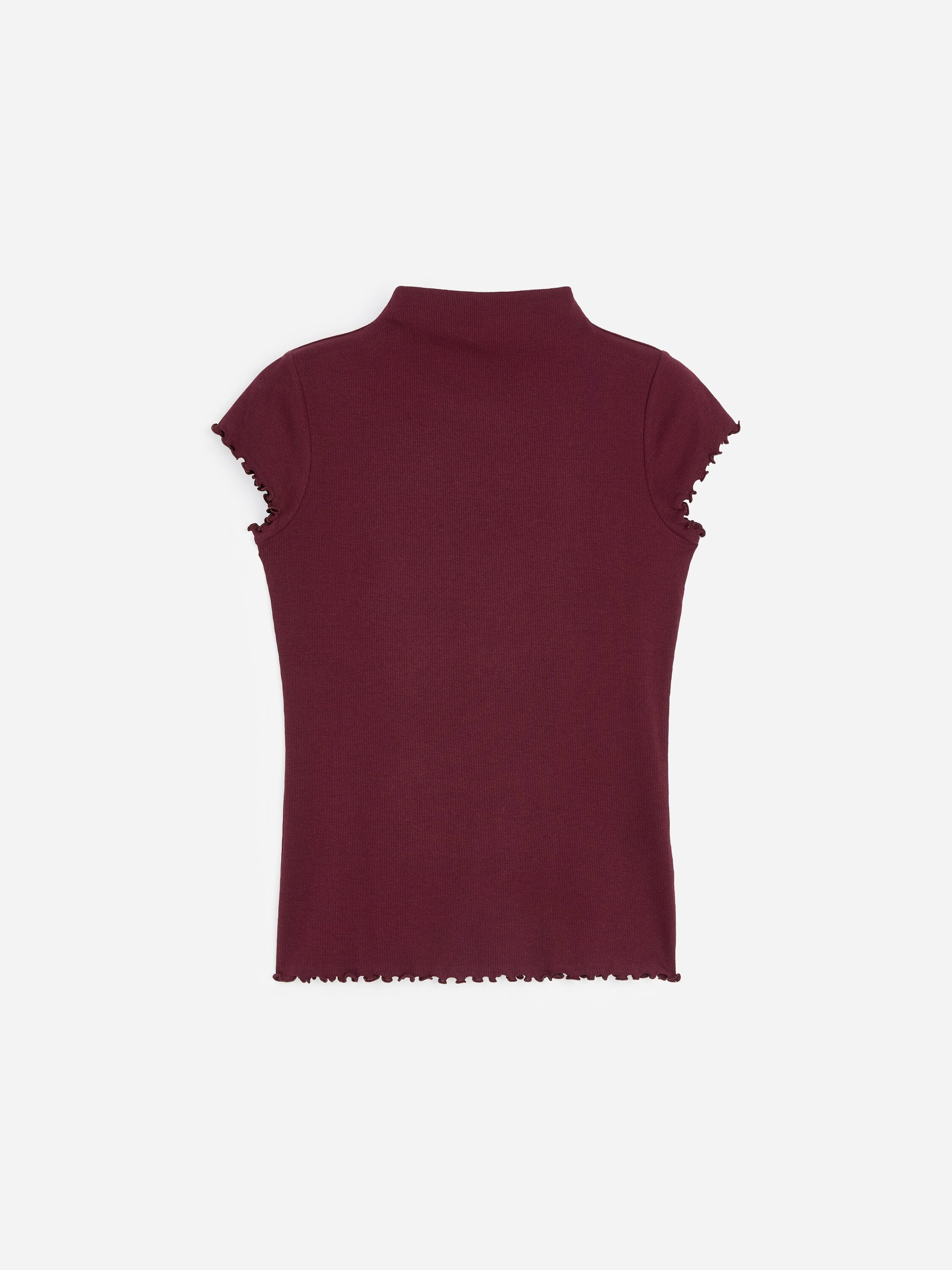 Turtleneck T-Shirt - Red - Image 5