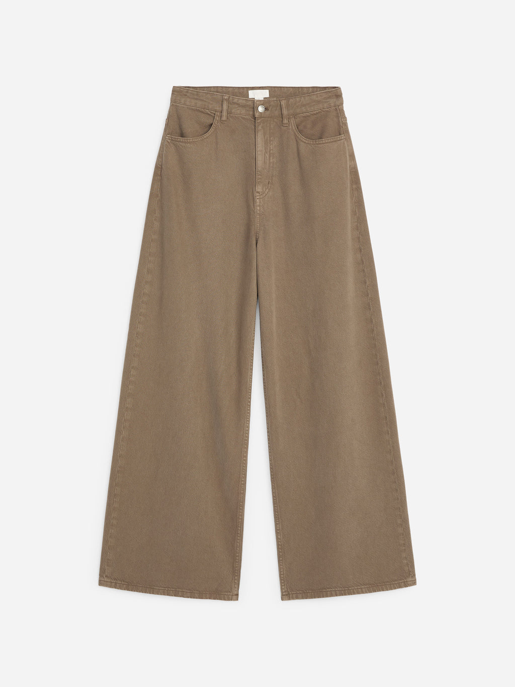 Wide Trousers - Brown - Image 5