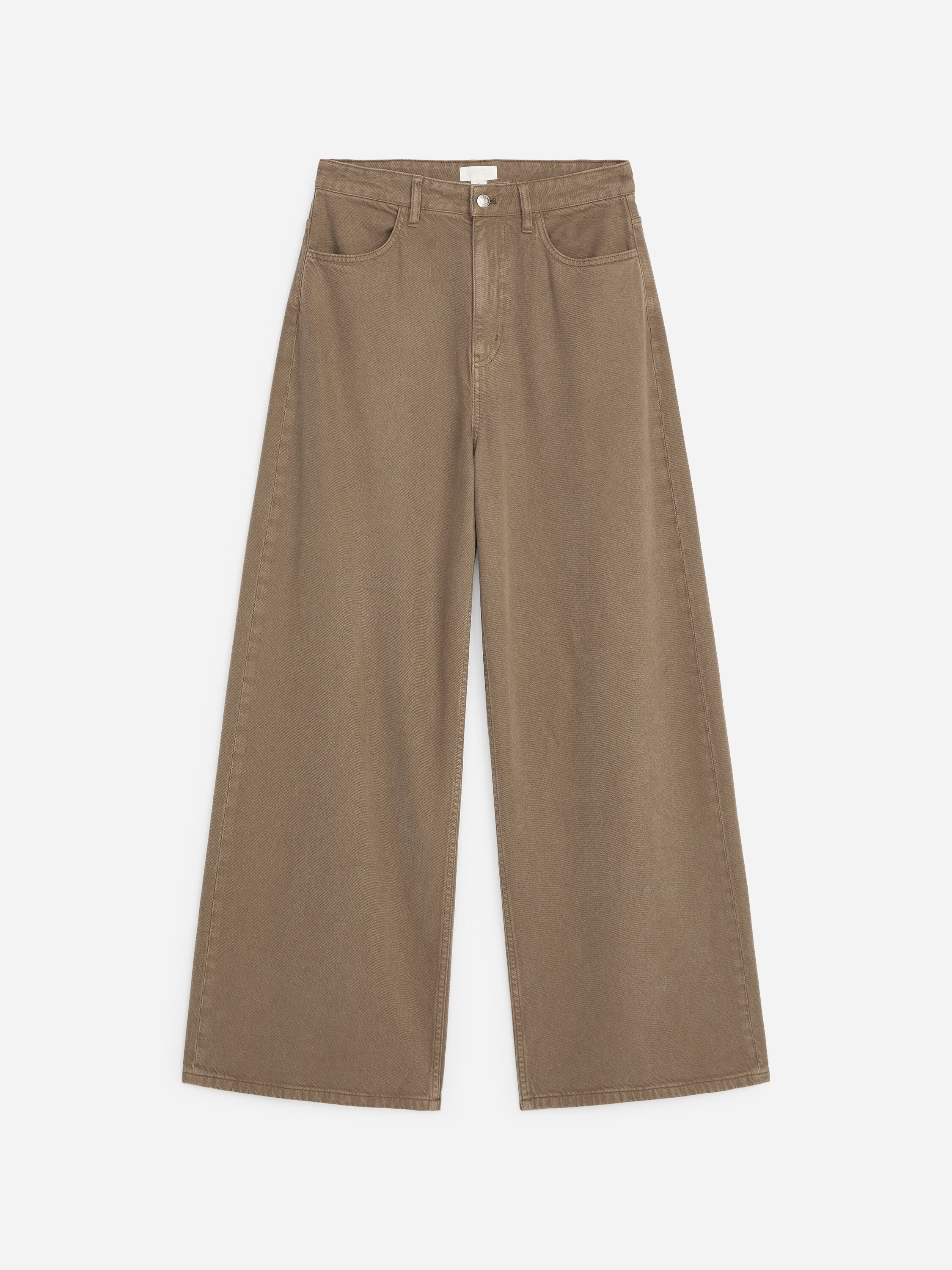 Wide Trousers - Brown - Image 5
