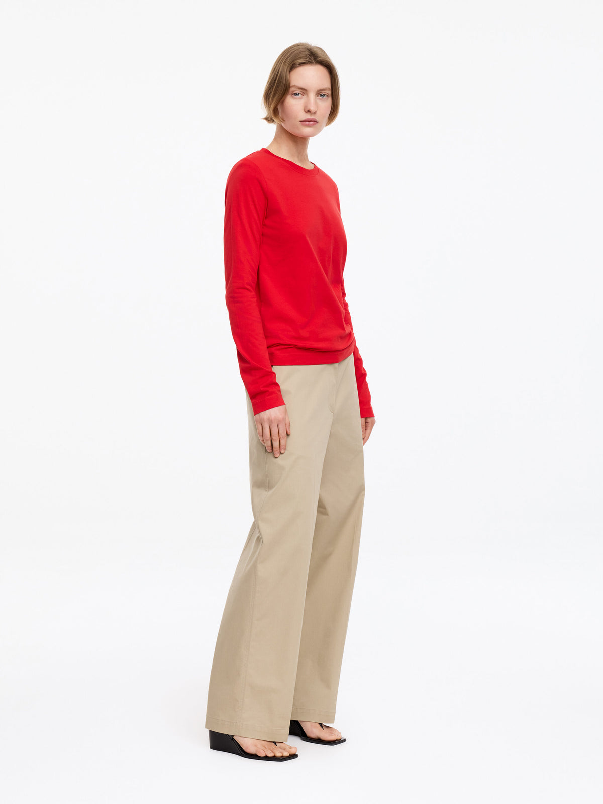 Long-Sleeve T-Shirt - Red - Image 3