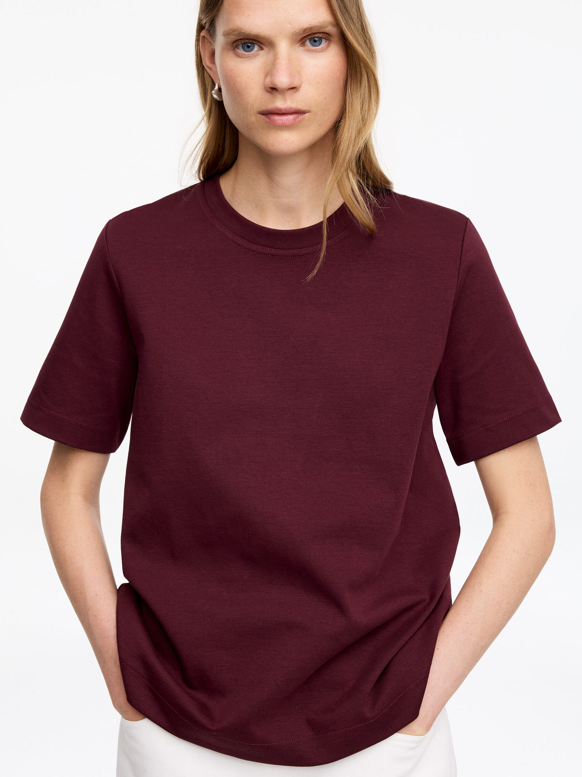 Constructed T-Shirt - Red - Image 4