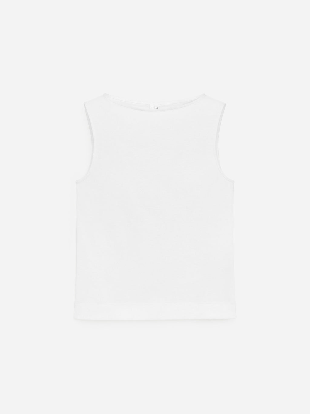 Boat Neck Tank Top - White - Image 6