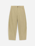 Barrel-Leg Trousers - Beige