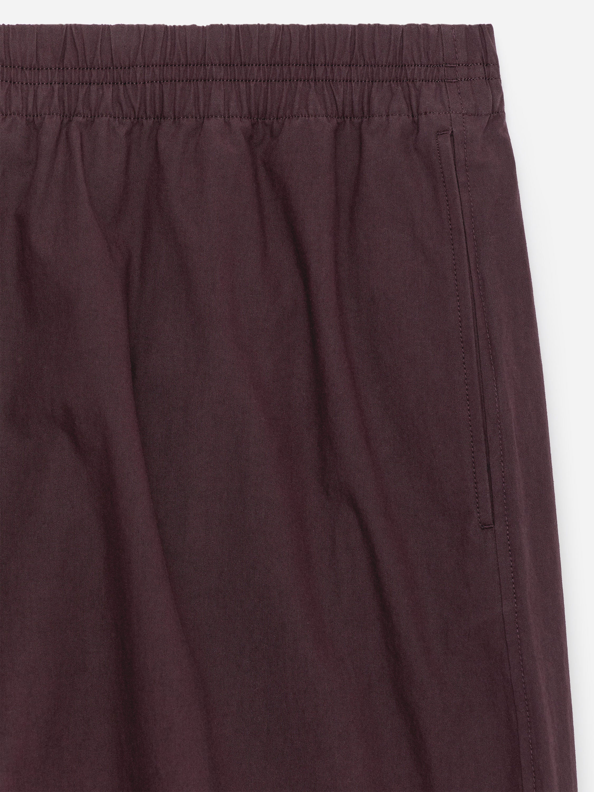 Barrel-Leg Cotton Trousers - Brown - Image 6