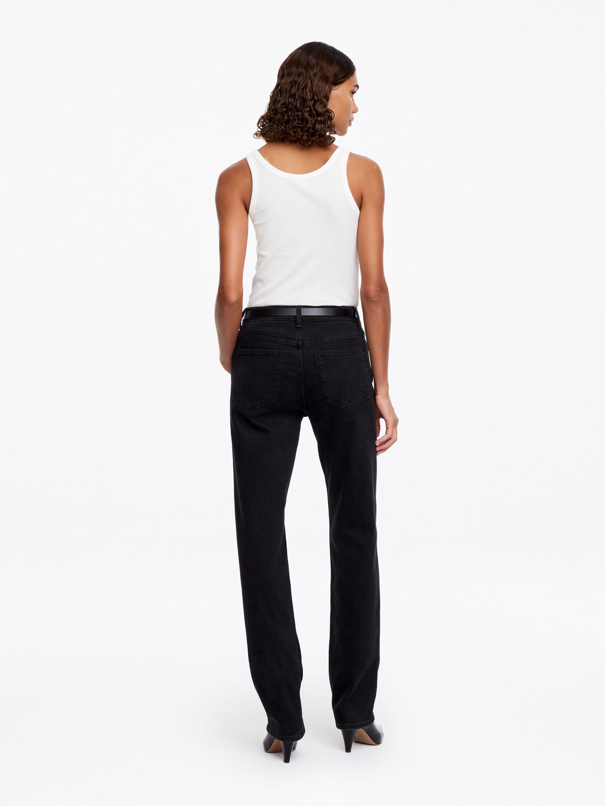Scoop-Neck Tank Top - White - Image 4